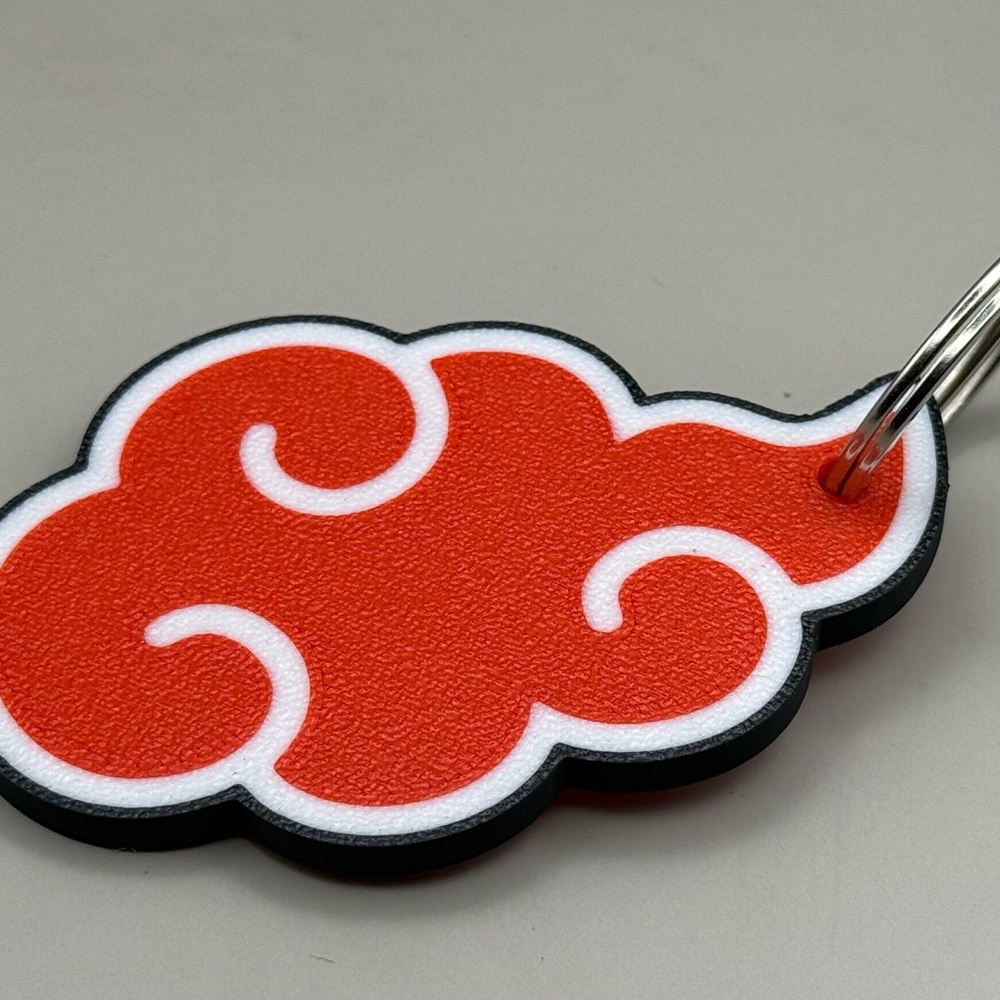Naruto Red Cloud Keychain